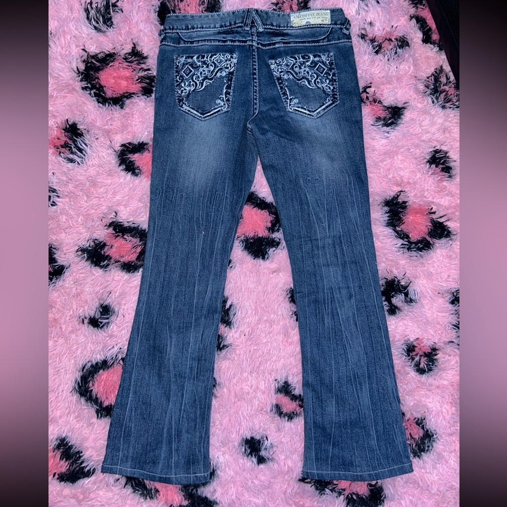 vintage bootcut low waisted jeans